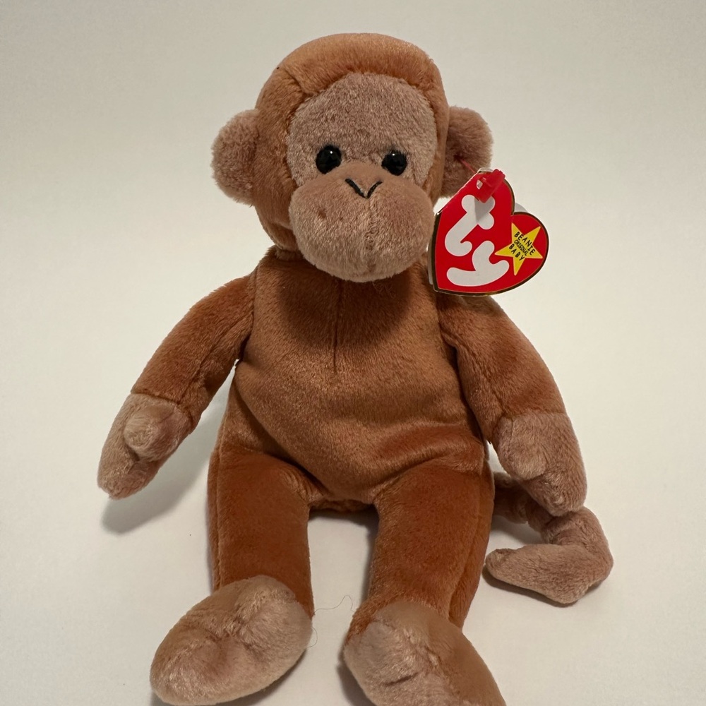 Beanie Baby Bongo - Near Mint, Rare, Tag Errors, Single Owner, Un-played